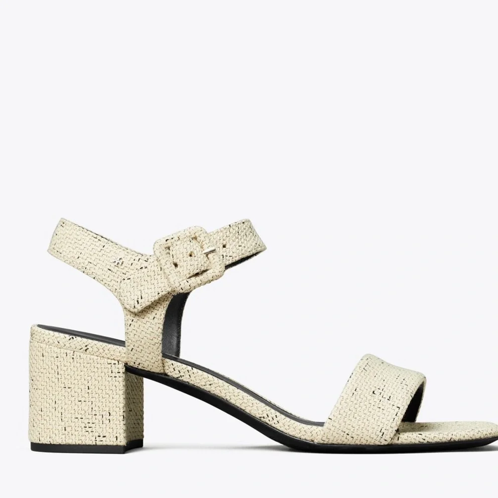Minimalist! Tory Burch DOUBLE T CITY SANDAL size 9